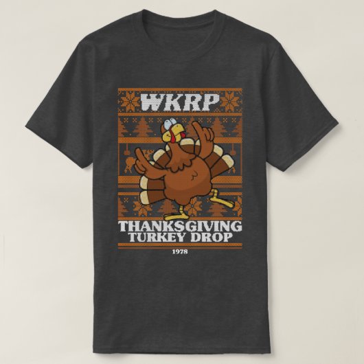 Wkrp Turkije Drop Ugly Sweater T-shirt (Design voorkant)