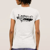 WKSDA-shirt voor dames T-shirt (Achterkant)