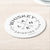 WL Drink Club Ronde Kartonnen Onderzetter (Gebogen)