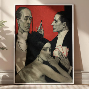 Wladyslaw Theodor Benda jaren 20 Art Deco Poster