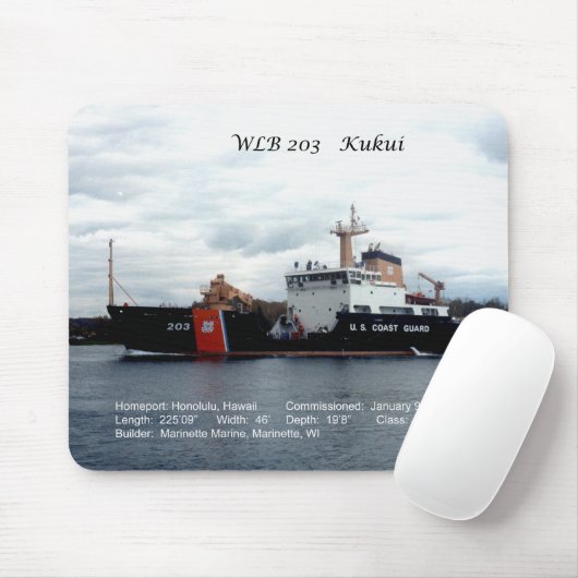WLB 203 Kukui mousepad Muismat (Met muis)