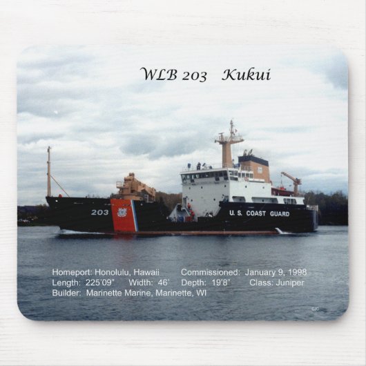 WLB 203 Kukui mousepad Muismat (Voorkant)