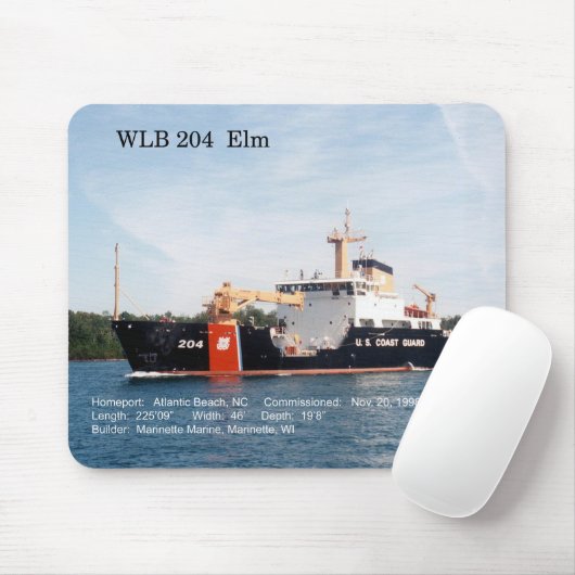 WLB 204 Elm mousepad Muismat (Met muis)