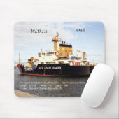 WLB 211 Oak mousepad Muismat (Met muis)