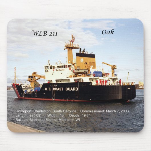 WLB 211 Oak mousepad Muismat (Voorkant)