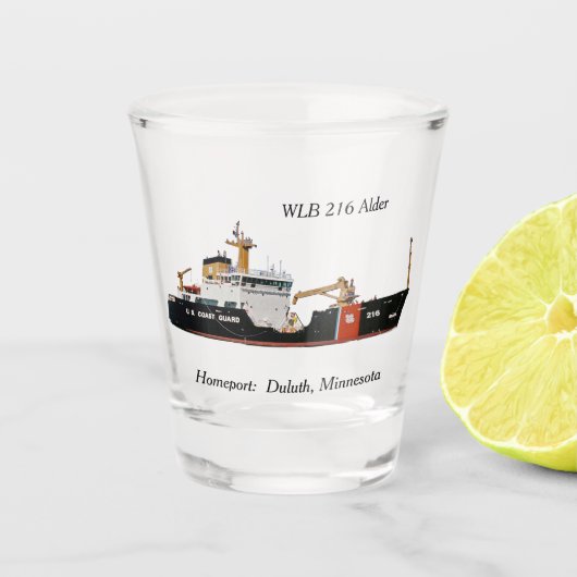 WLB 216 Alder shot glass Glas (Voorkant)