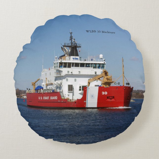WLBB 30 Mackinaw ronde kussen (Voorkant)