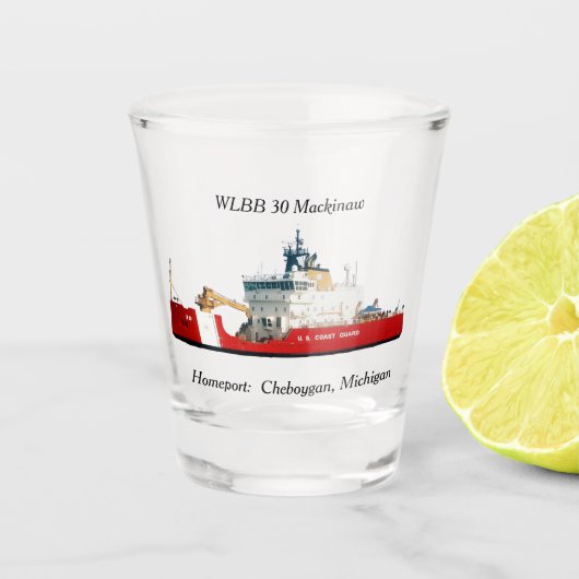 WLBB 30 Mackinaw shotglas Shot Glas (Voorkant)