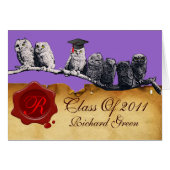 WLGRADUATION PARCHMENT WAX SEAL MONOGRAM (Voorkant Horizontaal)