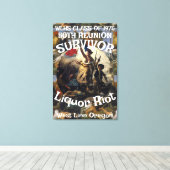 WLHS 50TH REUNION CLASS 1975 CANVAS AFDRUK (Insitu (Houten vloer))