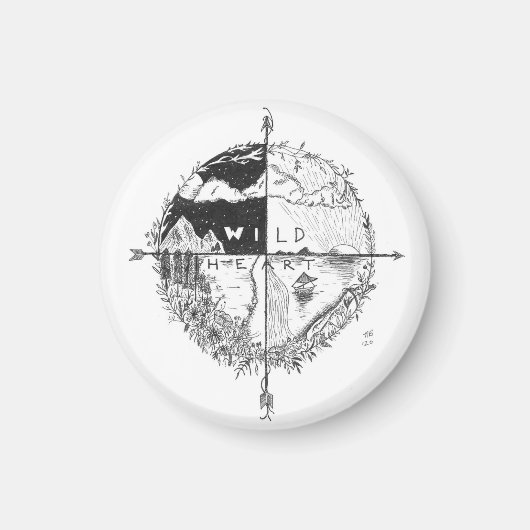 Wlid Heart Magnet (Voorkant)