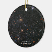 WLM James Webb Ruimtetelescoop Hi-Res Kerstmis Keramisch Ornament (Links)