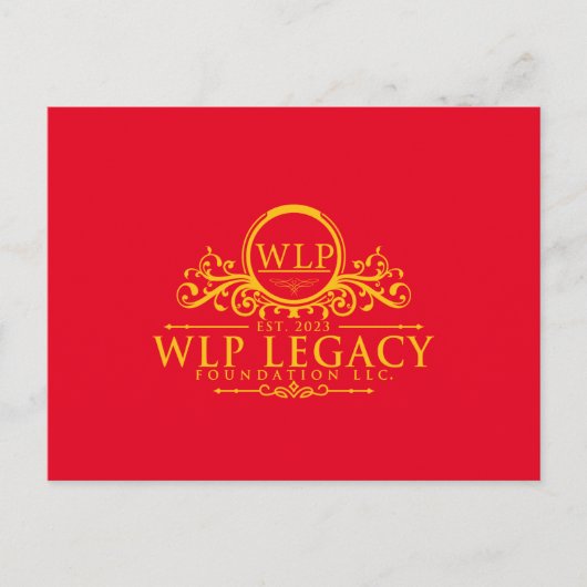 WLP Legacy Foundation LLC Briefkaart (Voorkant)