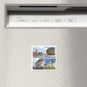 WLS003 CARDIFF, Wales, Fridge Magneet (Insitu (Vaatwasser))