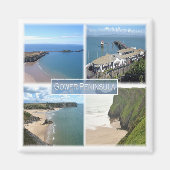 WLS004 GOWER Peninsula Mumbles, Wales, Fridge Magneet (Voorkant)
