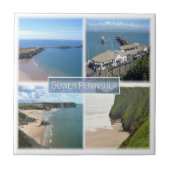 WLS004 GOWER Peninsula Mumbles, Wales, Tegeltje (Voorkant)
