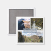 WLS005 BRECON BEACONS NATIONALE PARK, Wales, Fridg Magneet (Voorkant / Achterkant)