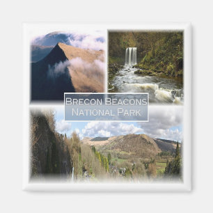 WLS005 BRECON BEACONS NATIONALE PARK, Wales, Fridg Magneet