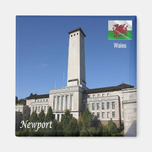 WLS013 NEWPORT, Wales, Europa, Fridge Magneet
