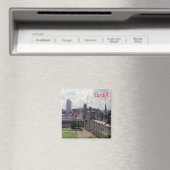 WLS016 CARDIFF, Wales, Europa, Fridge Magneet (Insitu (Vaatwasser))