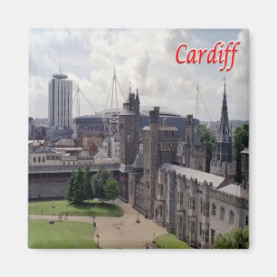 WLS016 CARDIFF, Wales, Europa, Fridge Magneet
