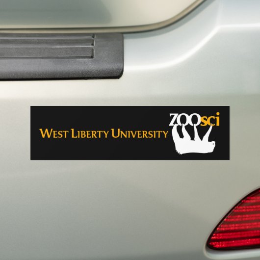 WLU Zoo SCI Bumpersticker (Op auto)
