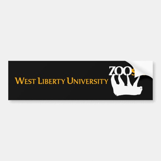 WLU Zoo SCI Bumpersticker (Voorkant)