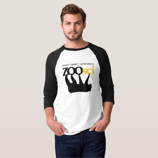 WLU Zoo Science Raglan T-Shirt (Voorkant volledig)