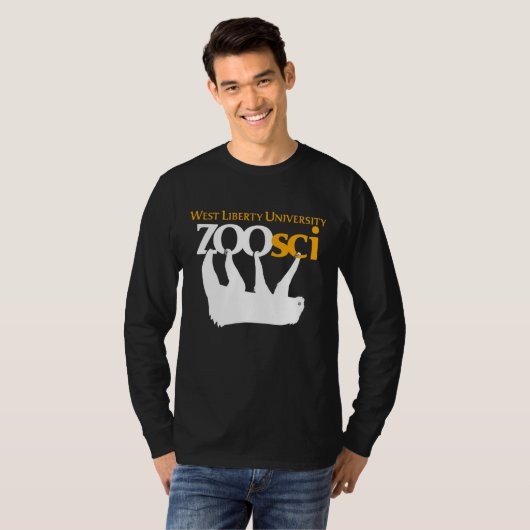 WLU Zoo Science T-shirt met lange sleeves (Voorkant volledig)
