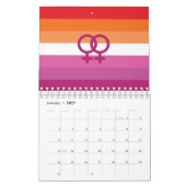 WLW Lesbian Pride Flag Kalender (Jan 2027)