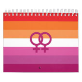 WLW Lesbian Pride Flag Kalender (Hoes)