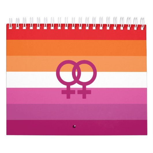 WLW Lesbian Pride Flag Kalender (Hoes)
