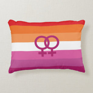 WLW Lesbische Pride Vlag Accent Kussen