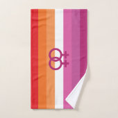 WLW Lesbische Pride Vlag Bad Handdoek (Handdoek)