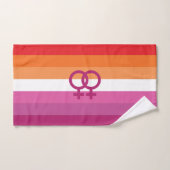 WLW Lesbische Pride Vlag Bad Handdoek (Handdoek)