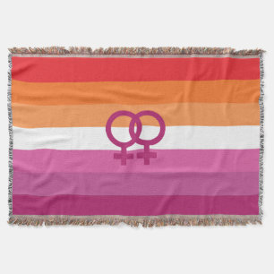 WLW Lesbische Pride Vlag Deken