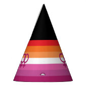 WLW Lesbische Pride-vlag Feesthoedjes (Links)