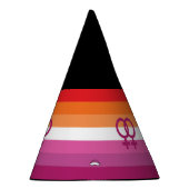 WLW Lesbische Pride-vlag Feesthoedjes (Rechts)