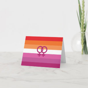WLW Lesbische Pride Vlag Kaart