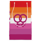 WLW Lesbische Pride-vlag Klein Cadeauzakje (Voorkant)
