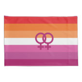 WLW Lesbische Pride-vlag Kussensloop (Achterkant-Rechts)