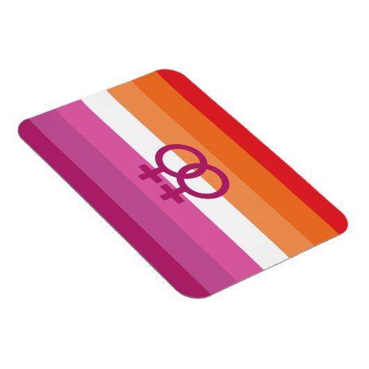 WLW Lesbische Pride-vlag Magneet (Rechterzijde)