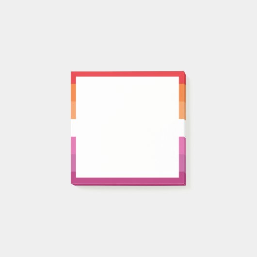 WLW Lesbische Pride-vlag Post-it® Notes (Voorkant)