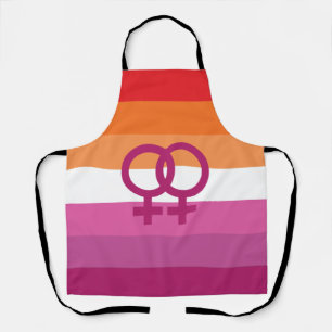 WLW Lesbische Pride Vlag Schort