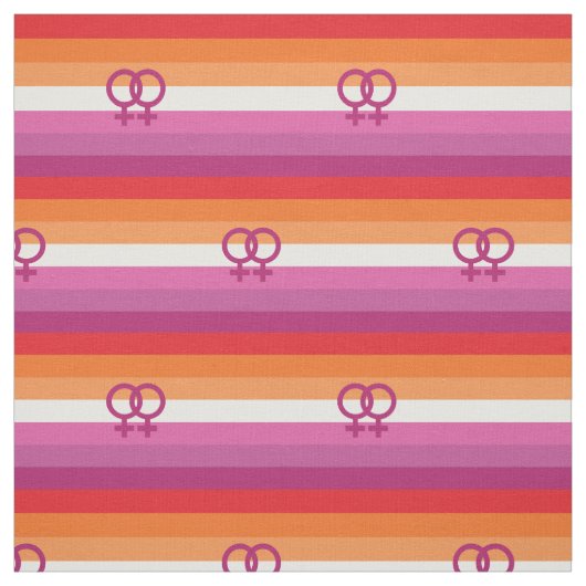 WLW Lesbische Pride-vlag Stof (Swatch)