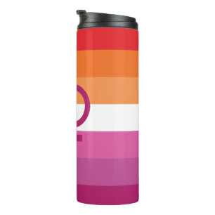 WLW Lesbische Pride-vlag Thermosbeker