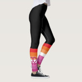 WLW Lesbische Pride-vlag (Zonsondergang) Leggings (Rechts)