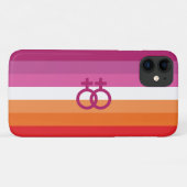 WLW Lesbische Pridevlag Case-Mate iPhone Case (Achterkant (horizontaal))