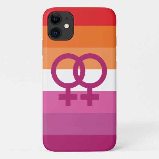 WLW Lesbische Pridevlag Case-Mate iPhone Case (Achterkant)