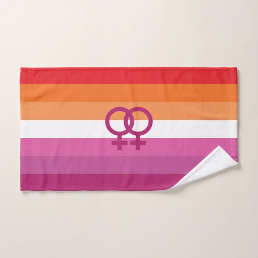 WLW Lesbische Pridevlag Handdoek (Handdoek)